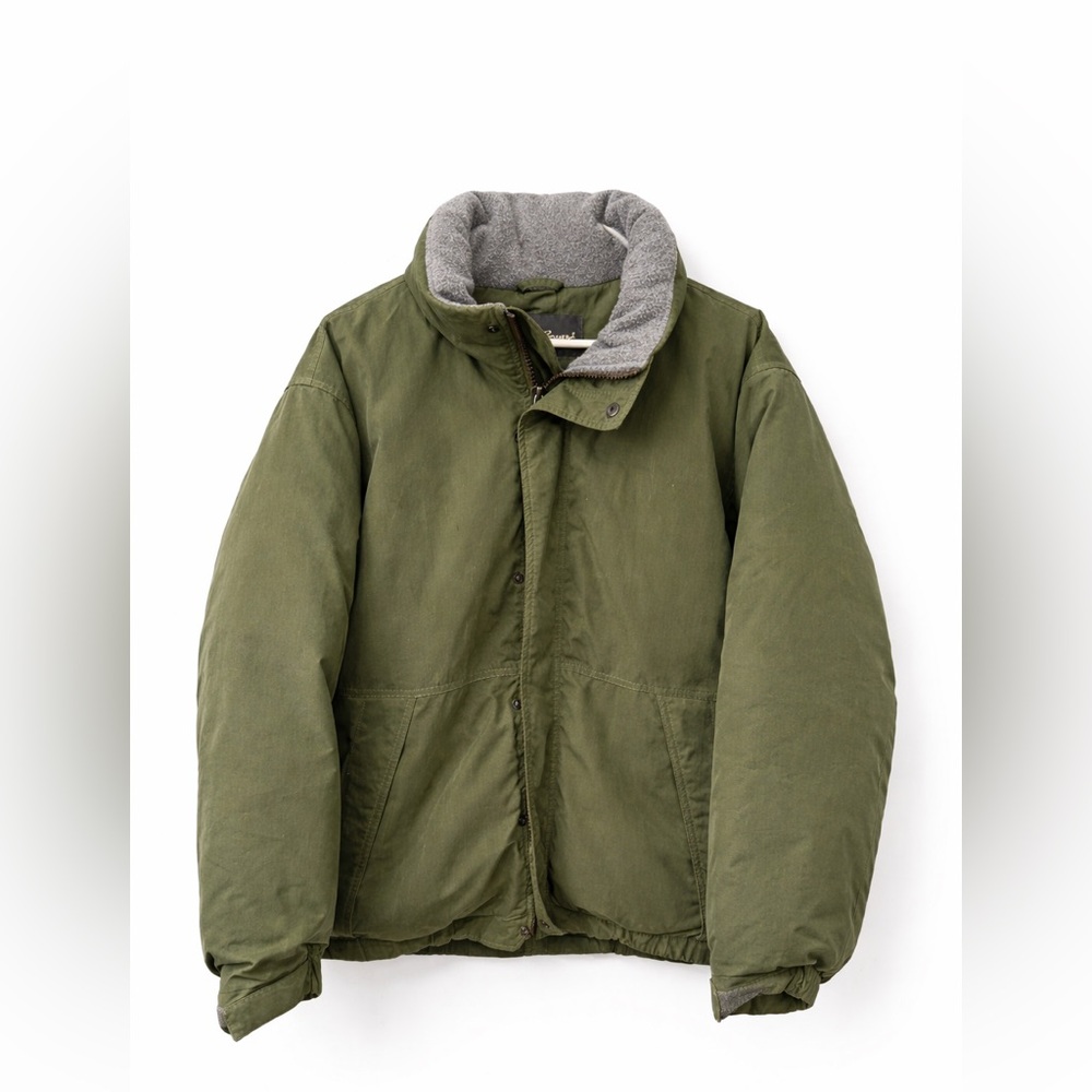 Vintage Eddie Bauer Goose Down Olive Utility Jacket Size L